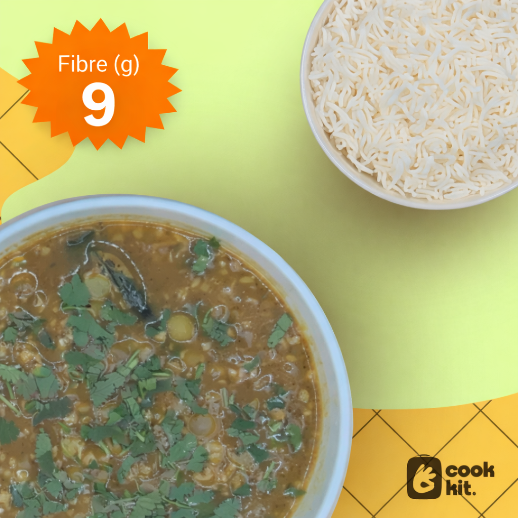 Goan Chonya Ros (White Pea)+ Rice