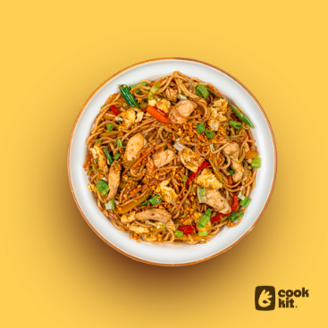 Chicken Burnt Garlic Noodles.