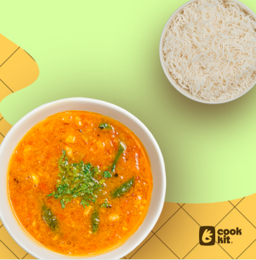 Khobra Jeera Varan + Rice.