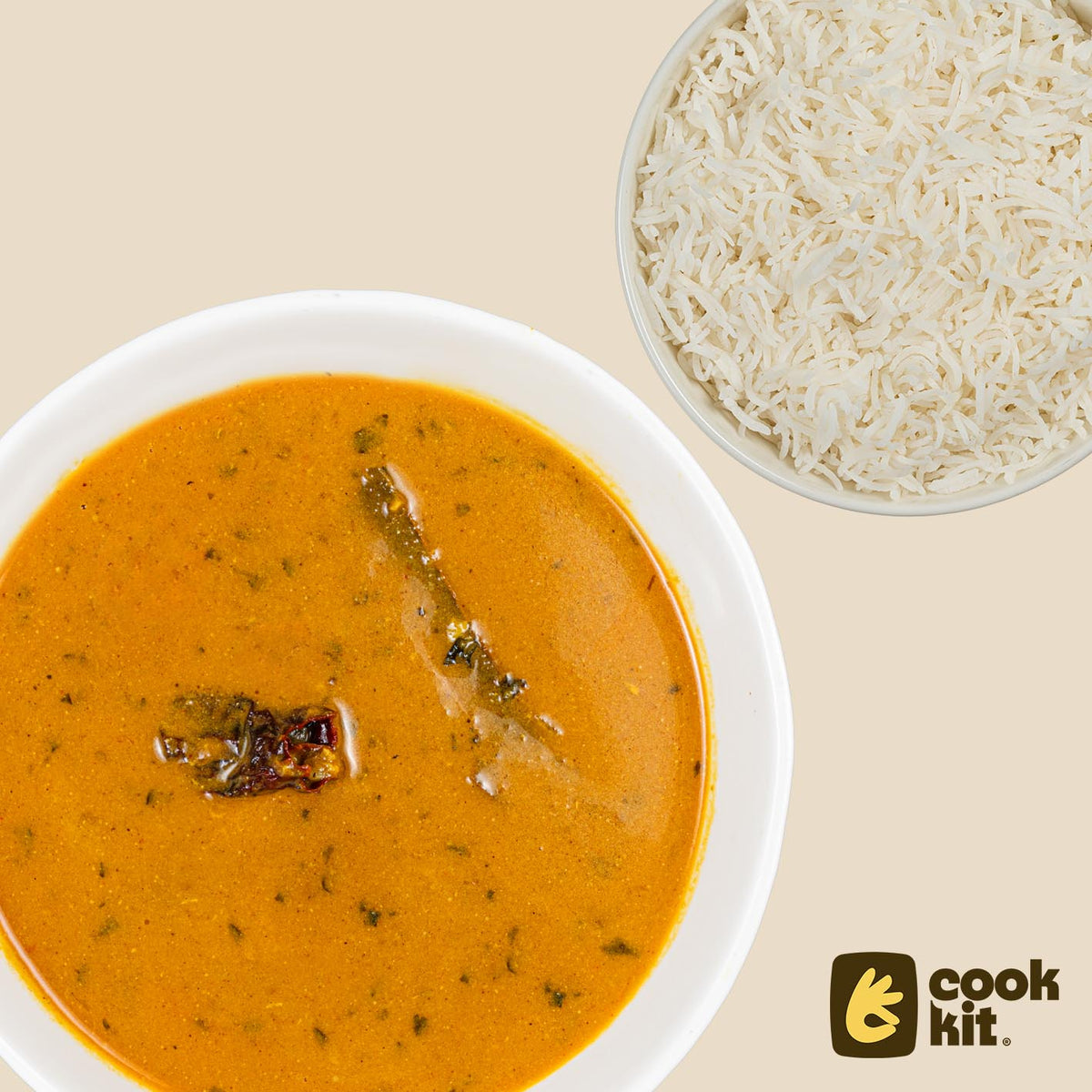 Bendekayihuli (Bhindi curry)+ Rice