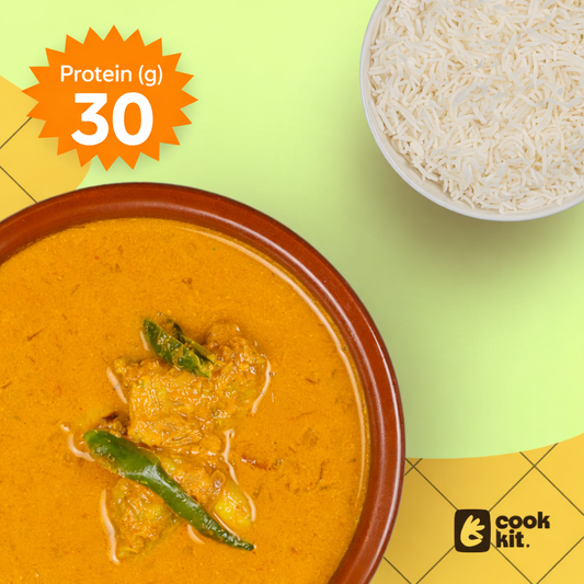 Goan Fish Curry + Rice