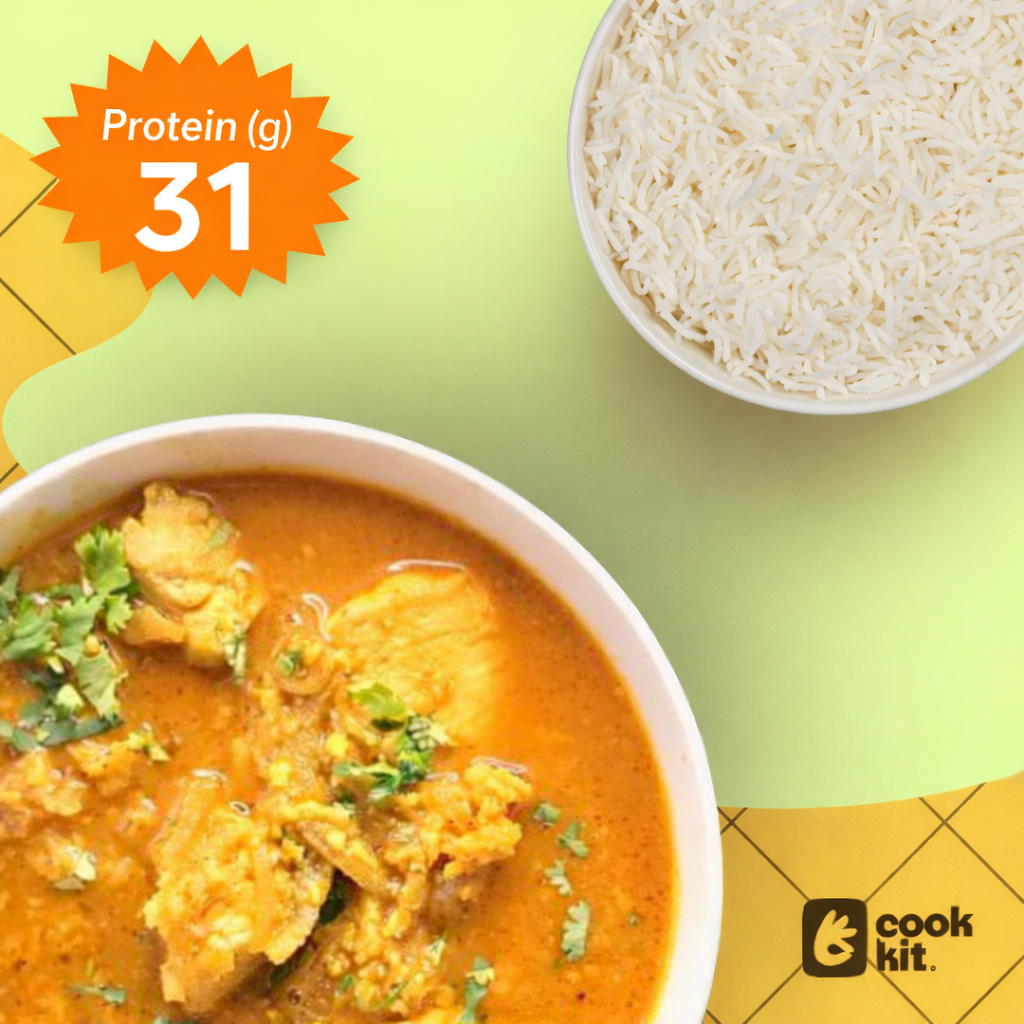 Kozhi Kuzhambu + Rice