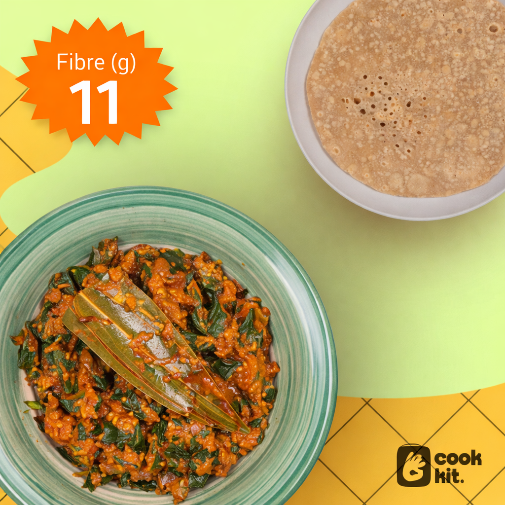 Bhindi Masala + Chapati