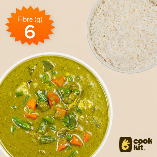 Veg Malabar Curry + Rice