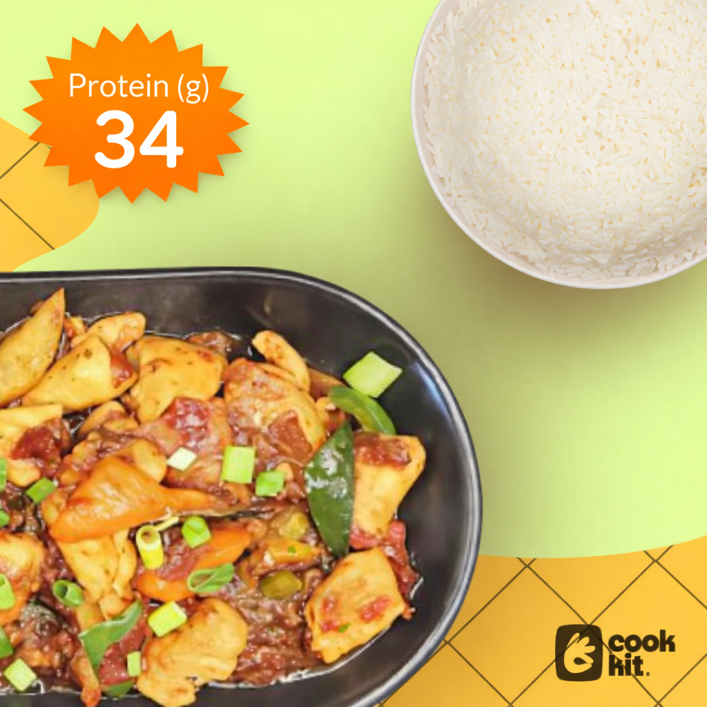 Chicken Thai Hot Basil Stir Fry + Jasmine Rice