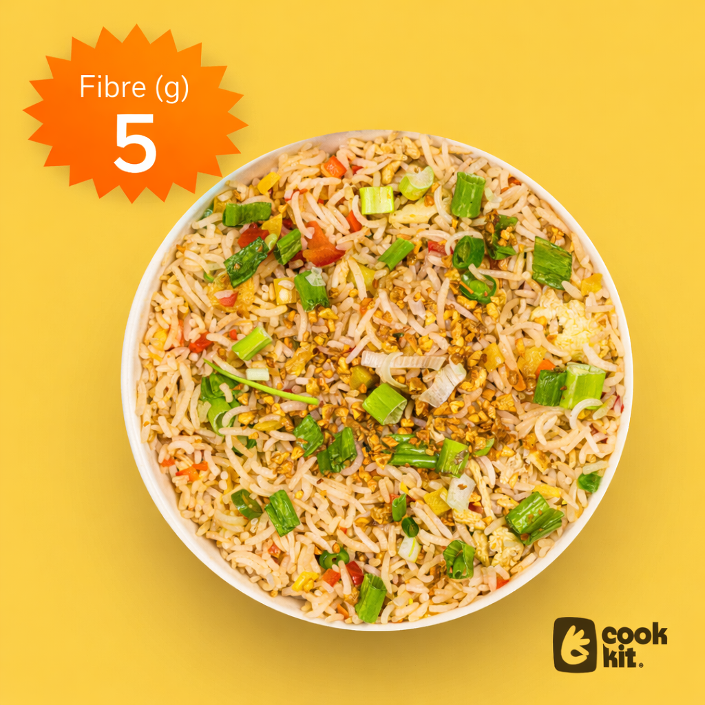 Veg Burnt Garlic Fried Rice