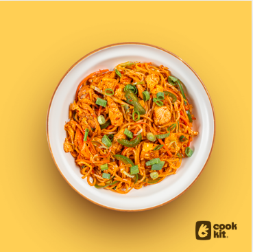 Chicken Schezwan Noodles.