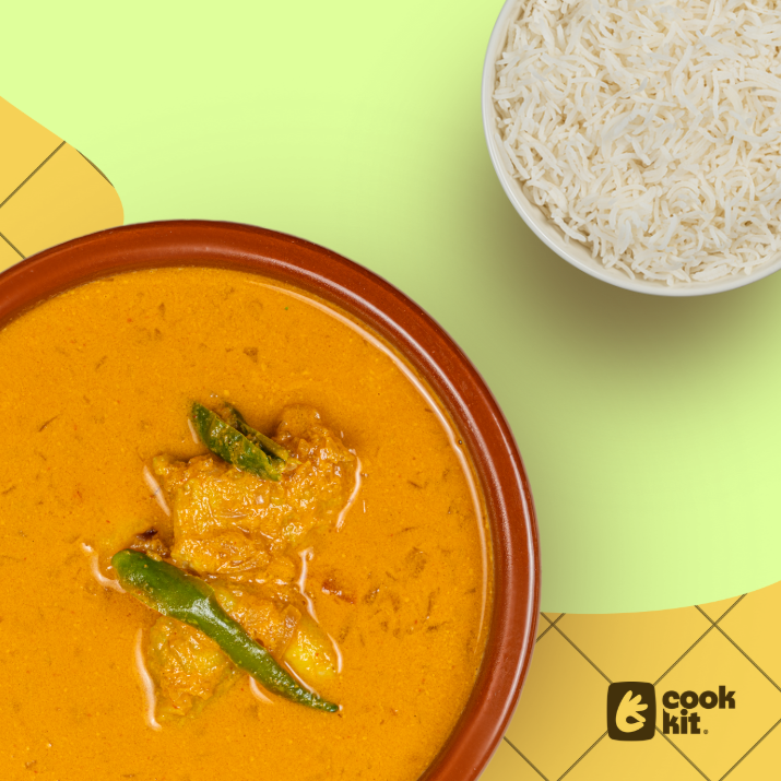 Goan Fish Curry + Rice