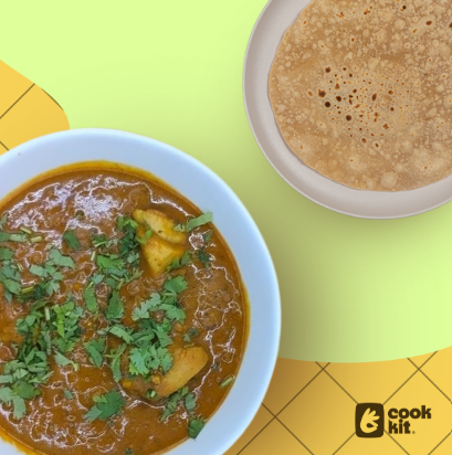 Kadai Chicken + Chapati