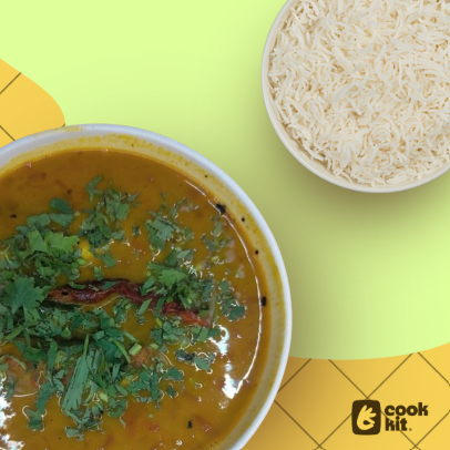 Kodi Pulusu (Telangana-style Chicken Curry) + Rice