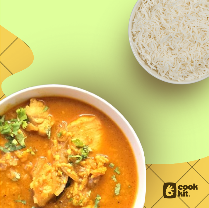Kozhi Kuzhambu + Rice