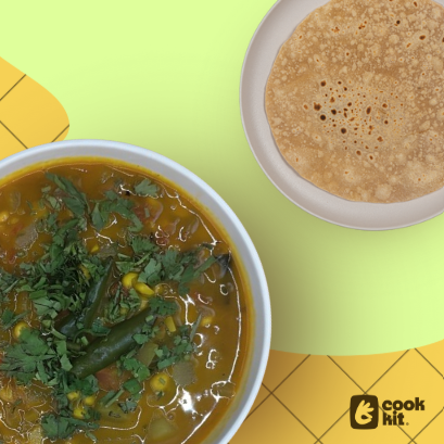 Lauki Chana Dal + Chapati