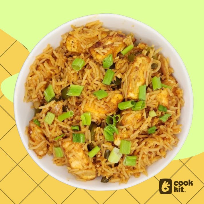 Paneer Chilly pot rice