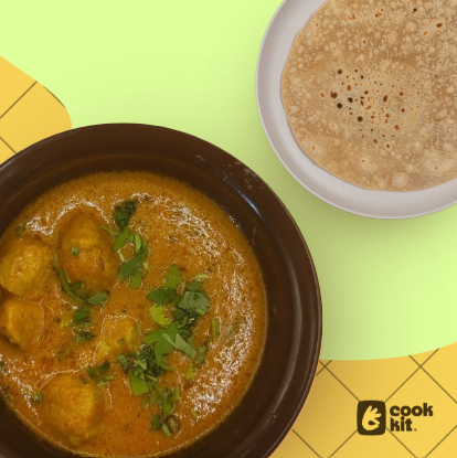 Soya Masala (Jain)  + Chapati