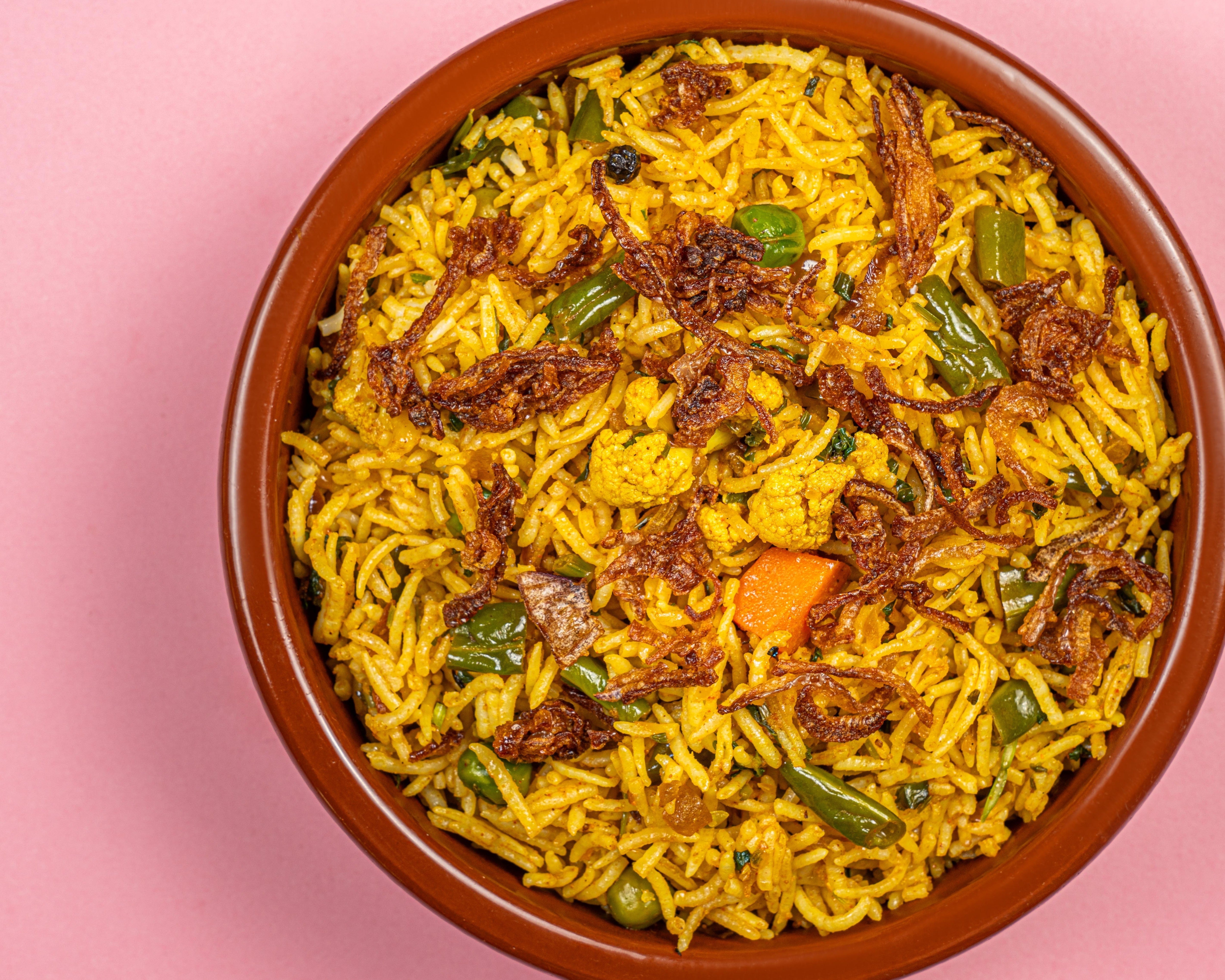 Veg Biryani.