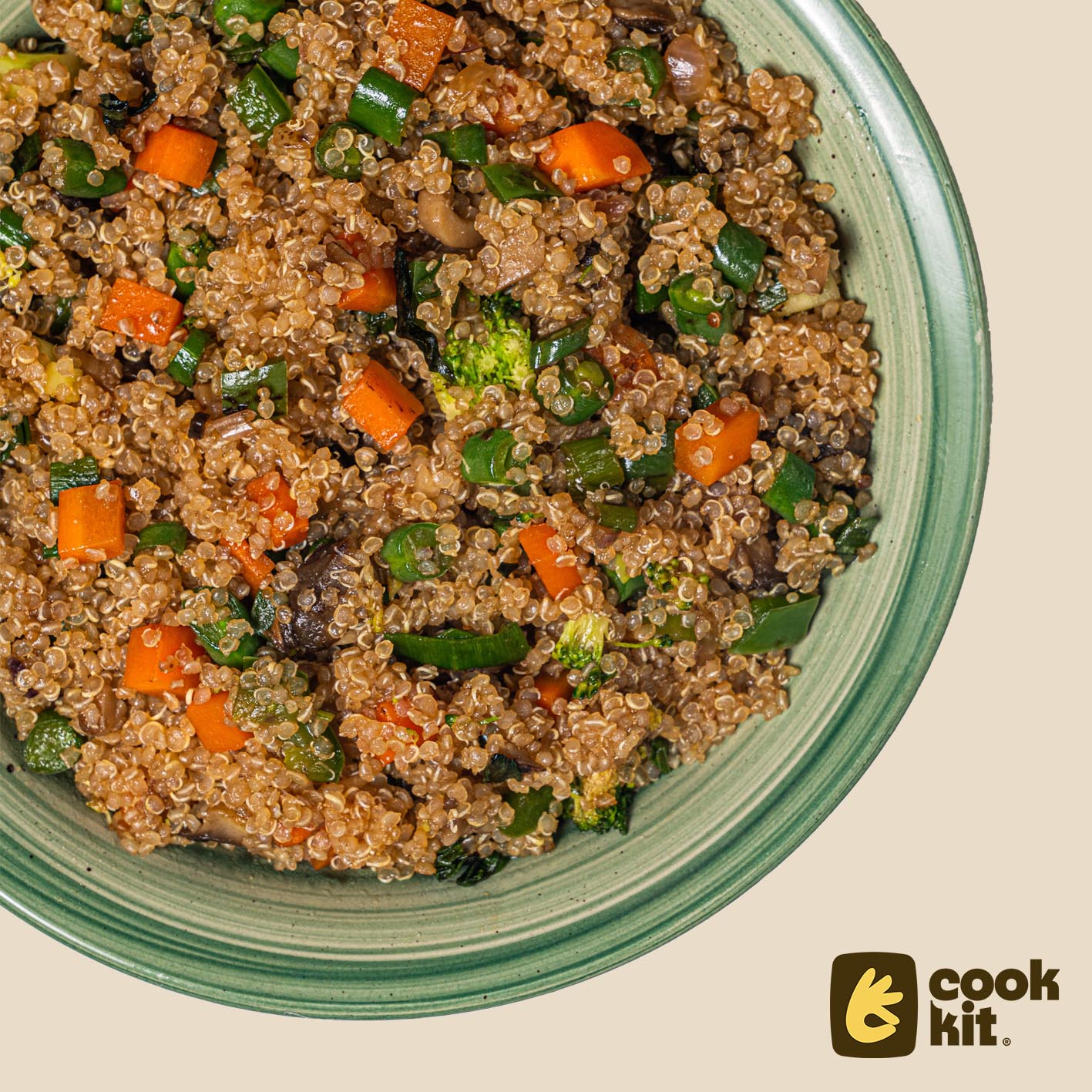 Quinoa Thai Basil Stir Fry.