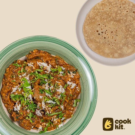 Manglorean Sukke Mutton + Chapati.