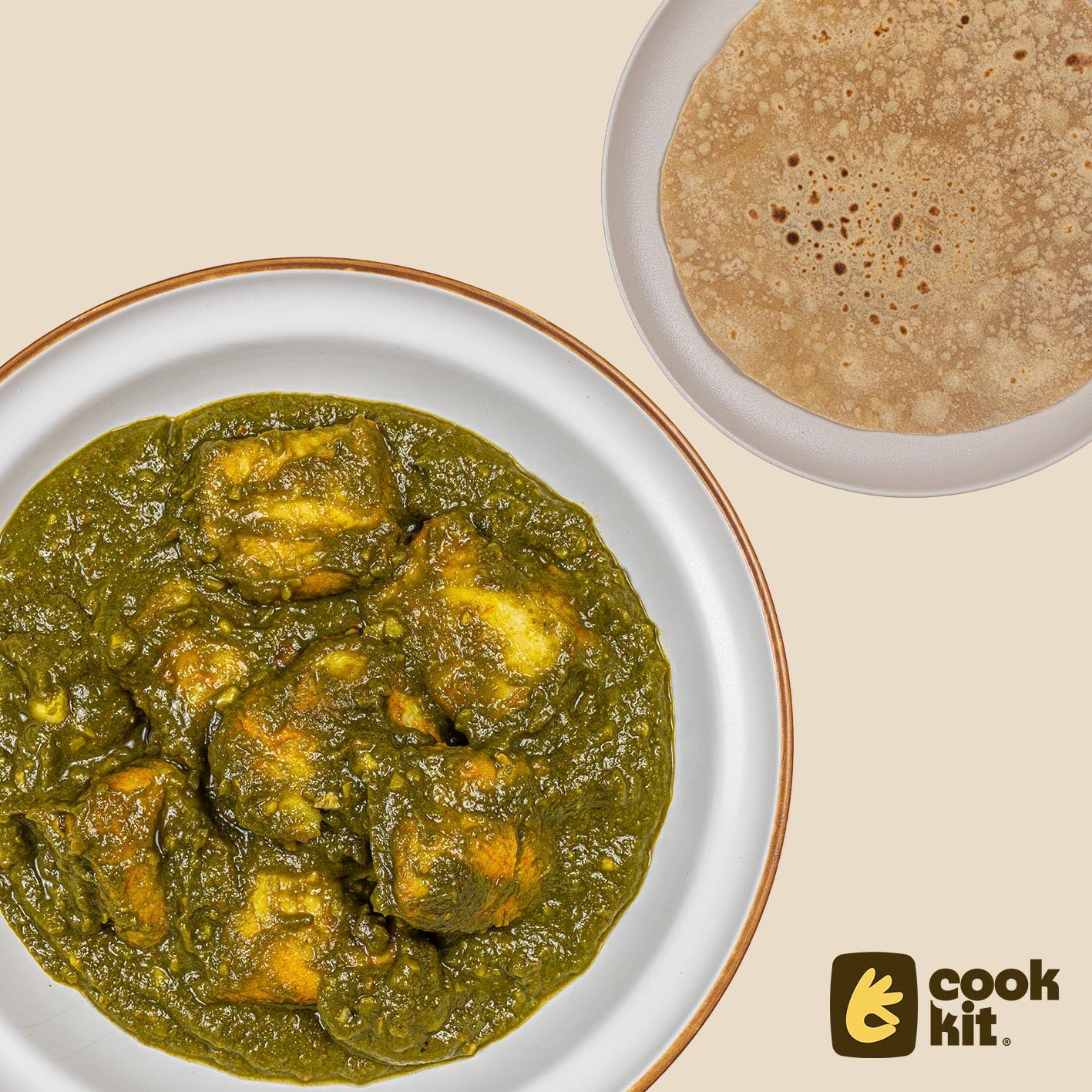 Chicken Cafreal + Chapati.