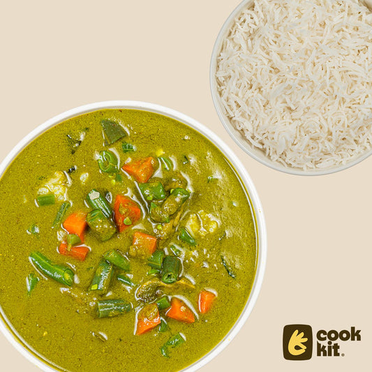 Veg Malabar Curry + Rice