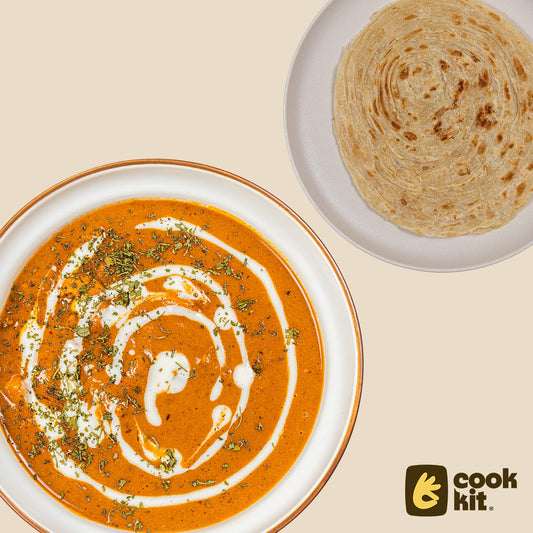 Butter Chicken  +  Paratha.