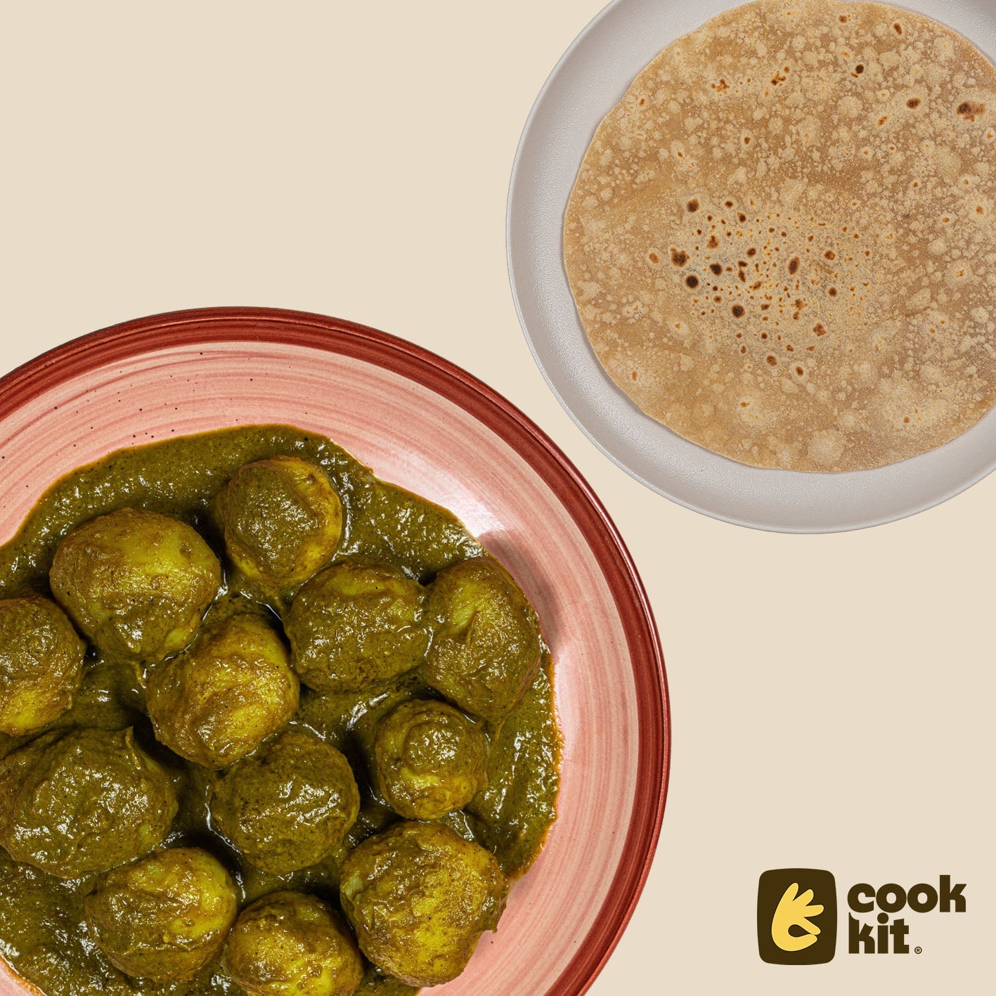 Potato Cafreal + Chapati.